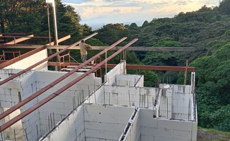 Heredia Project – Roof Support Structure Installation