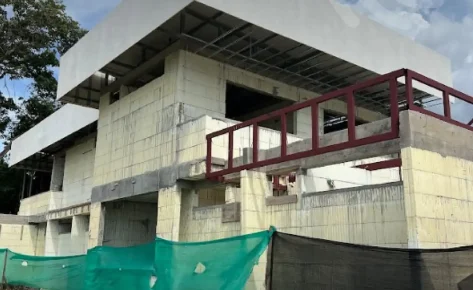 Santa Ana Project – House 94, roof structure and second floor